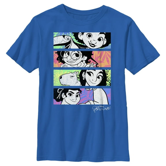 Boy's Encanto Family Box Up Graphic Tee Royal Blue X Small