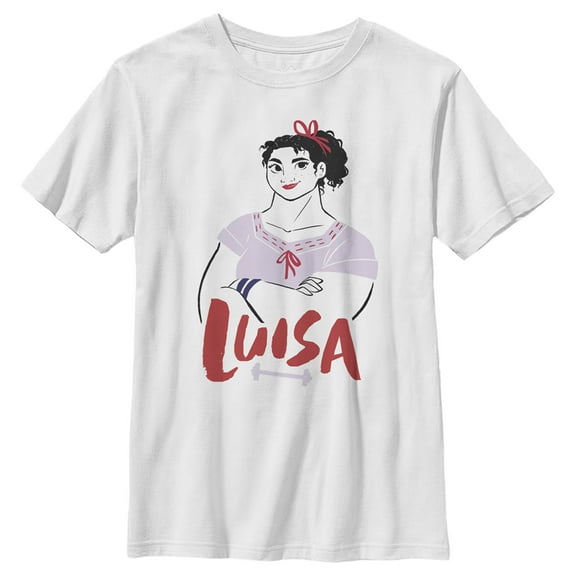 Boy's Encanto Luisa  Graphic Tee White X Small