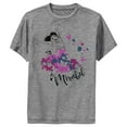 thumbnail image 1 of Boy's Encanto Mirabel Butterflies  Performance Graphic Tee Charcoal Heather Large, 1 of 4