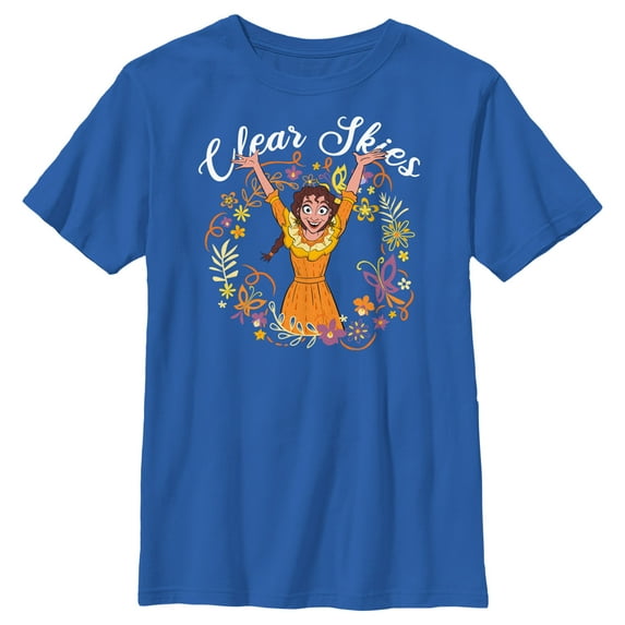 Boy's Encanto Pepa Clear Skies Graphic Tee Royal Blue X Small