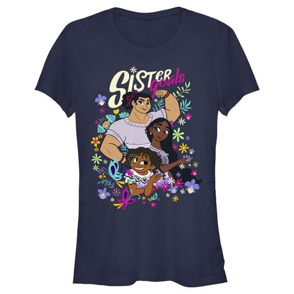 Boy's Encanto Sister Goals Graphic Tee Royal Blue Medium