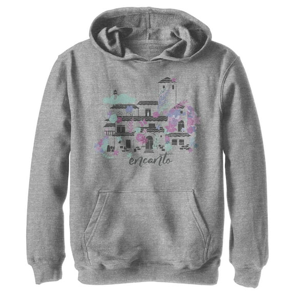 Boy's Encanto The Magical Home  Pull Over Hoodie Athletic Heather Medium