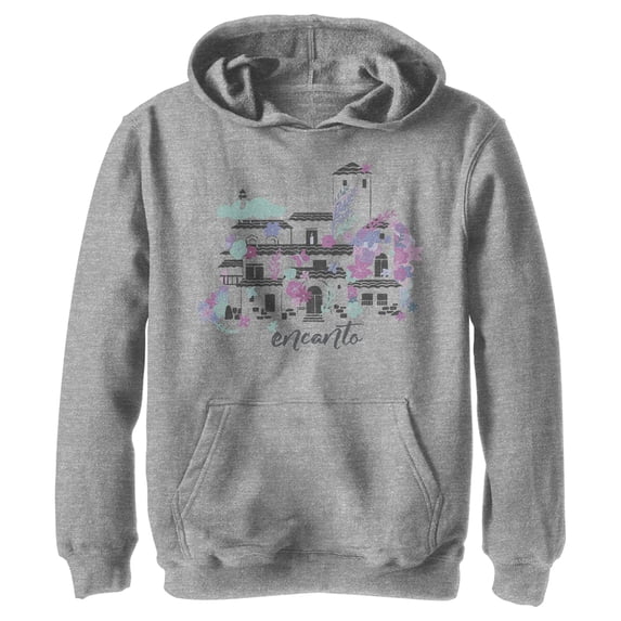 Boy's Encanto The Magical Home Pull Over Hoodie Athletic Heather Small