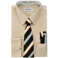 thumbnail image 1 of Boy's Fashion Solid Color Dress Shirt Tie and Hanky Set, 1 of 1