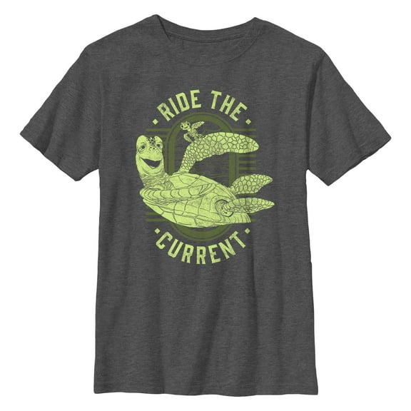 Boy's Finding Nemo Crush and Squirt Ride the Current Graphic T-Shirt