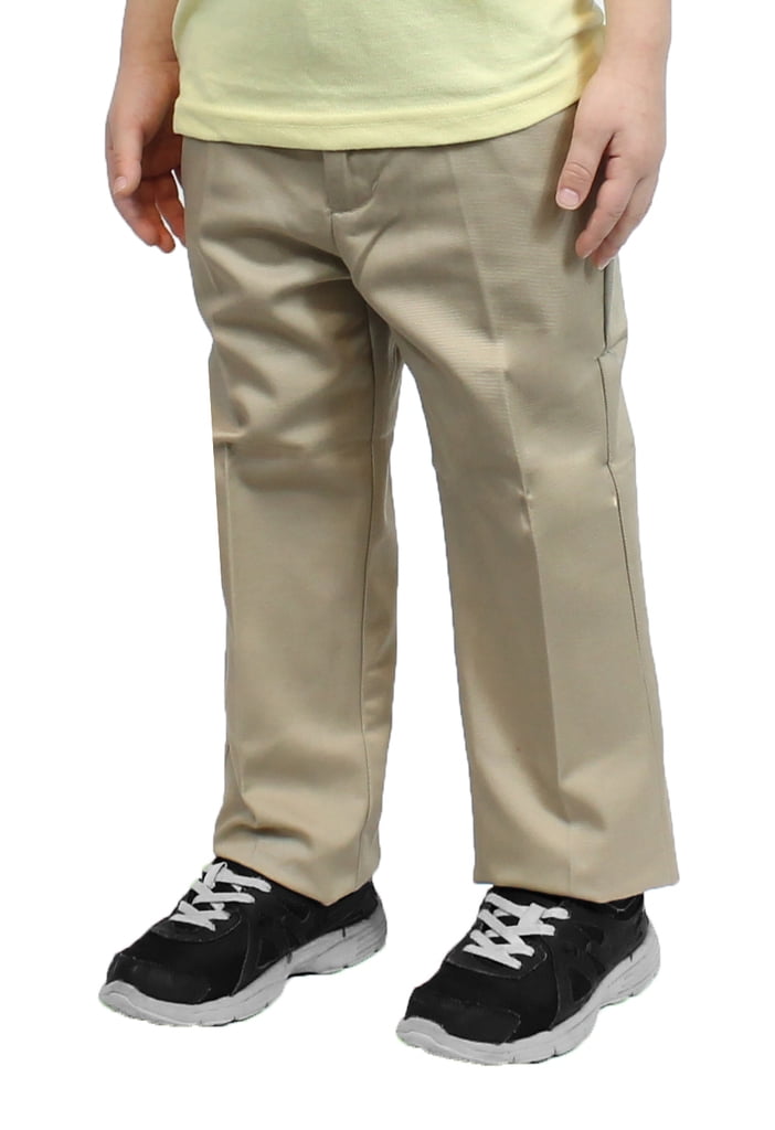 GALAXY BY HARVIC Boy's Flat Front School Uniform Pants