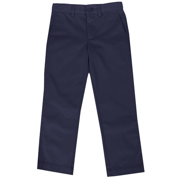 Boys Flat Front School Uniform Pants(Big Boys)