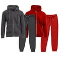 thumbnail image 1 of Boy's Fleece-Lined Hoodie & Jogger 4-Piece Set, 1 of 4