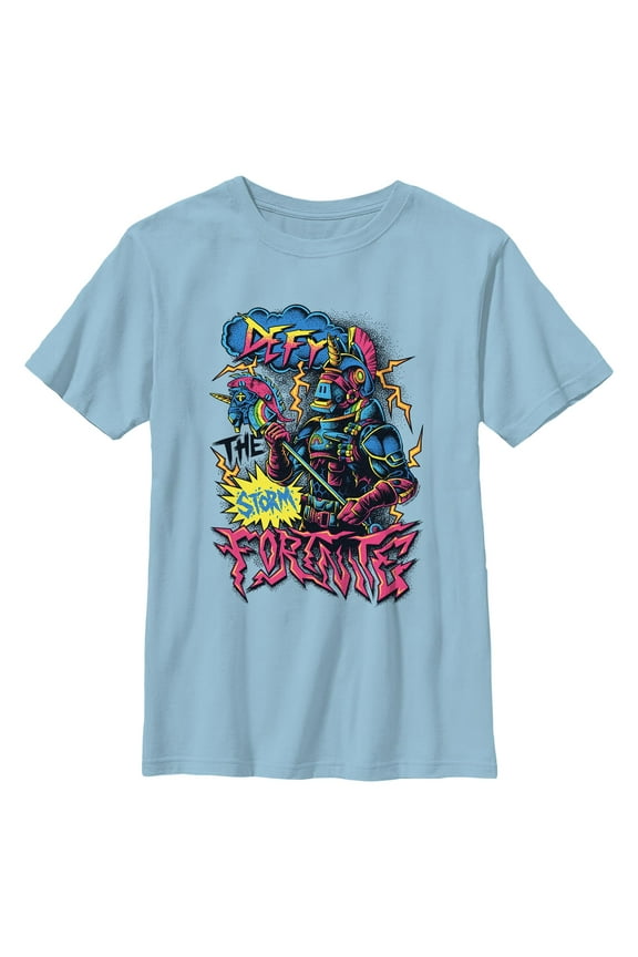 Boy's Fortnite Bash Defy the Storm Graphic T-Shirt