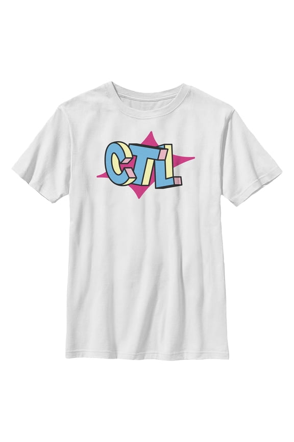 Boy's Fortnite CTL Retro Logo  Graphic T-Shirt