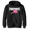 thumbnail image 1 of Boy's Fortnite Cuddle Team Leader Popsicle  Pull Over Hoodie Black X Large, 1 of 4