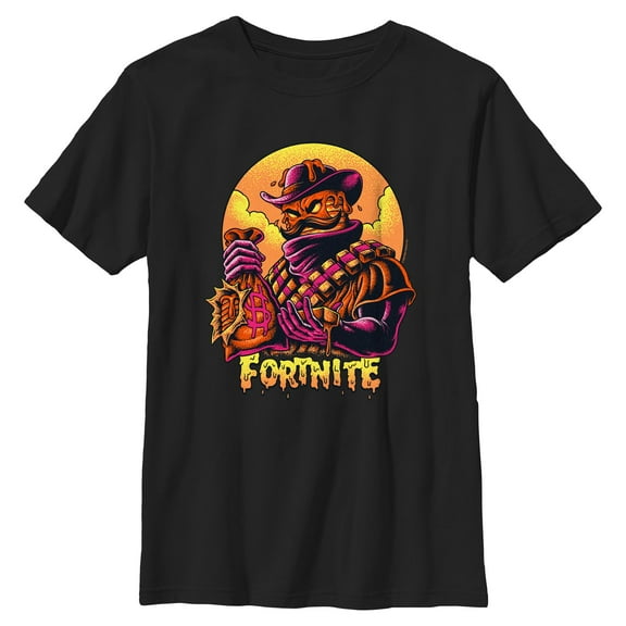 Boy's Fortnite Mancake Logo  Graphic T-Shirt