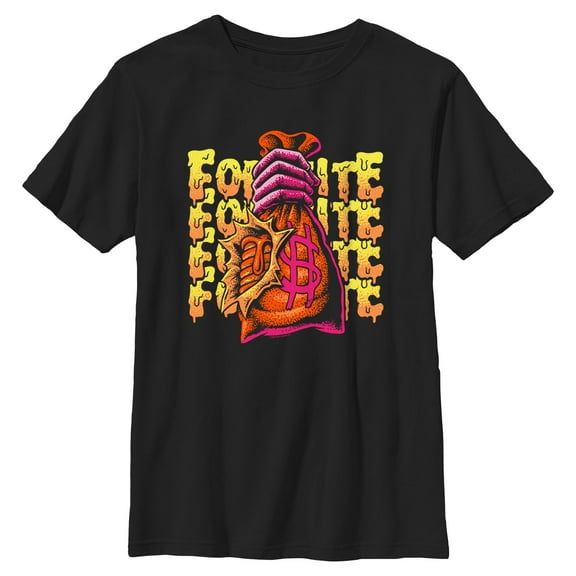 Boy's Fortnite Mancake Pancakes  Graphic T-Shirt