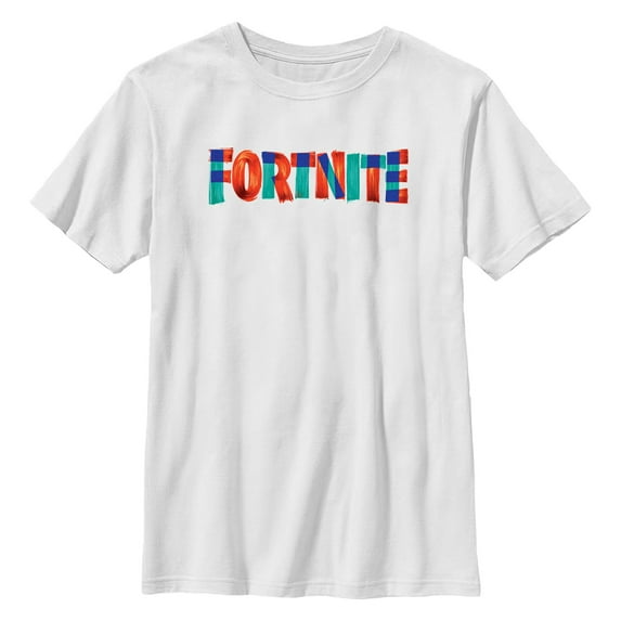Boy's Fortnite Painted Logo Graphic T-Shirt