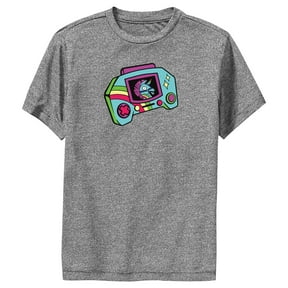 Boy's Fortnite Rainbow Smash Console Performance Graphic Tee Charcoal Heather Medium