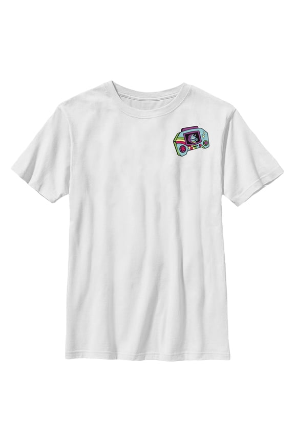 Boy's Fortnite Rainbow Smash Handheld Console Graphic Tee White Large