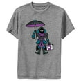 thumbnail image 1 of Boy's Fortnite Raven Float On  Performance Graphic Tee Charcoal Heather Large, 1 of 4