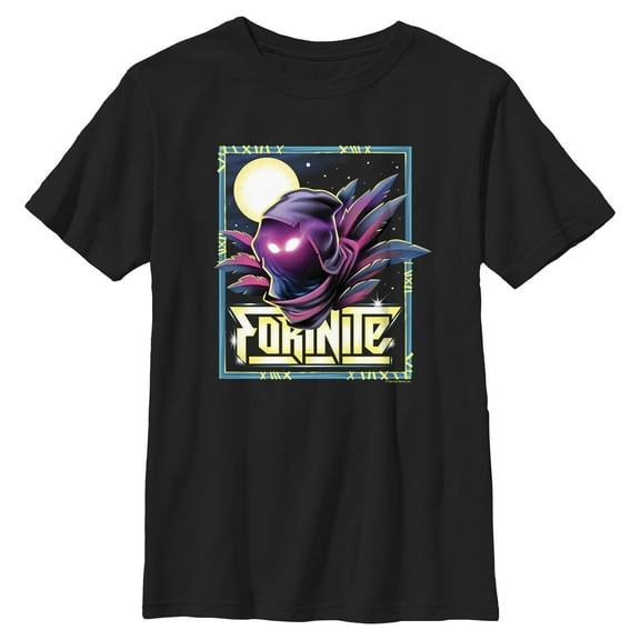 Boy's Fortnite Raven Poster Graphic T-Shirt