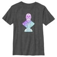 thumbnail image 1 of Boy's Fortnite Skull Trooper All Hail Glow  Graphic Tee Charcoal Heather Medium, 1 of 5