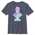 thumbnail image 1 of Boy's Fortnite Skull Trooper All Hail Glow  Graphic Tee Navy Blue Heather Large, 1 of 3
