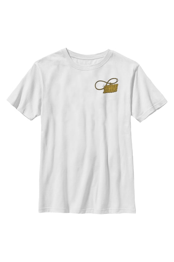 Boy's Fortnite Victory Royale Gold Chain Graphic Tee White Large