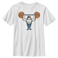 thumbnail image 1 of Boy's Fortnite Yarn Lifter Meowscles  Graphic Tee White X Large, 1 of 4