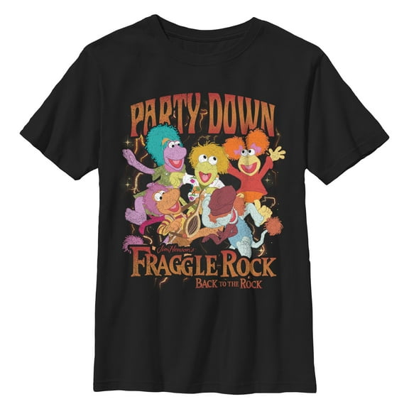 Boy's Fraggle Rock Party Down  Graphic T-Shirt