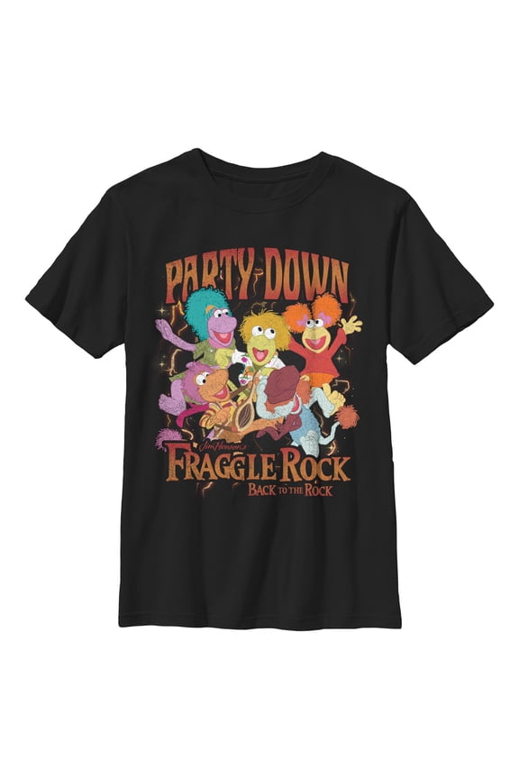 Boy's Fraggle Rock Party Down Graphic T-Shirt