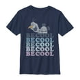 thumbnail image 1 of Boy's Frozen 2 Olaf Be Cool  Graphic Tee Navy Blue Small, 1 of 3