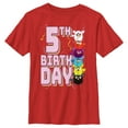 thumbnail image 1 of Boy's Furby Colorful Birhtday Line up Graphic T-Shirt, 1 of 4