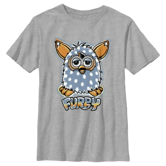 Boy's Furby Retro Airbrush Graphic T-Shirt