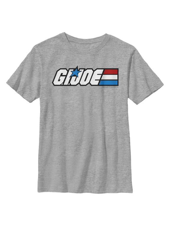 Boy's GI Joe Classic Logo Graphic Tee Athletic Heather Small