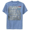 thumbnail image 1 of Boy's GI Joe Real American Hero Performance Graphic Tee Royal Blue Heather Medium, 1 of 4