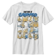 Boy's Garfield Emotions of Garfield Graphic T-Shirt