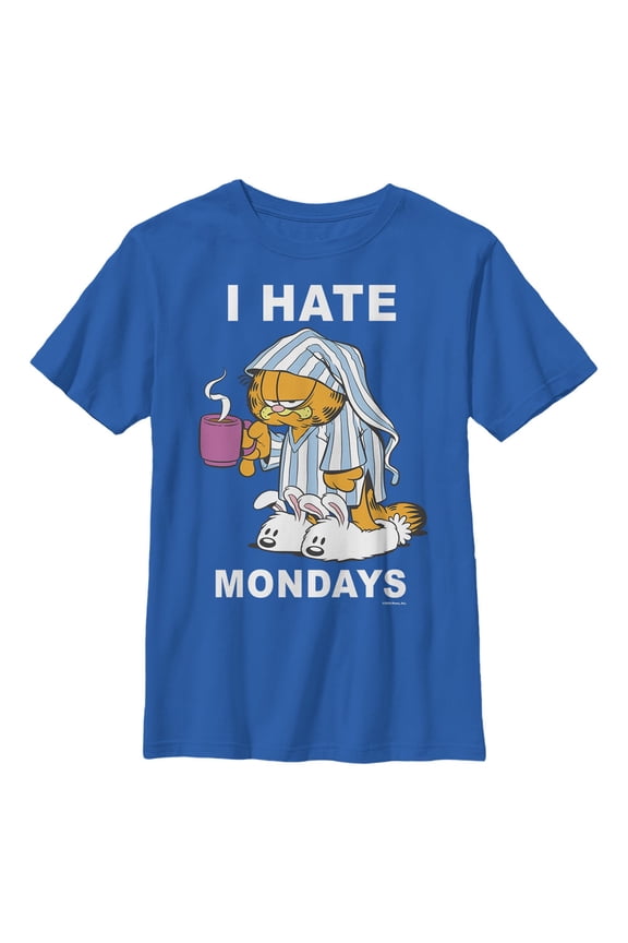 Boy's Garfield I Hate Mondays Graphic T-Shirt