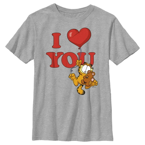 Boy's Garfield I Heart You Graphic T-Shirt