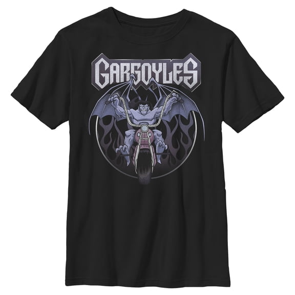Boy's Gargoyles Goliath Let's Ride Graphic Tee Black X Large
