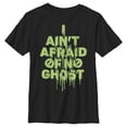 thumbnail image 1 of Boy's Ghostbusters I Ain't Afraid of No Ghost Streak Graphic Tee Black X Small, 1 of 5