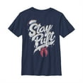 thumbnail image 1 of Boy's Ghostbusters Stay Puft Marshmallow Man Melt  Graphic Tee Navy Blue Medium, 1 of 3