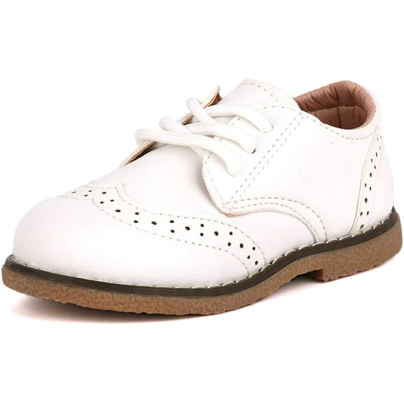 Boy's Girl's Classic Lace-Up Oxford Shoes Comfort School Uniform Dress Loafer Flats (Toddler/Little Kid)