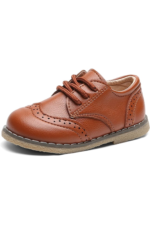 Boy's Girl's Classic Lace-Up School Uniform Oxford Comfort Dress Shoes Loafer Flats (Toddler/Little Kid)