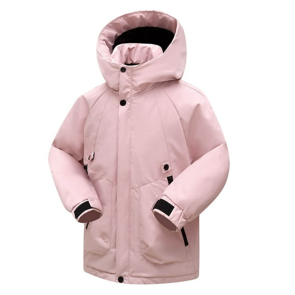Boy’s Girl's Winter Coat Waterproof Ski Jacket Teen Warm Windproof Snowboard Jackets with Hood