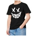 thumbnail image 1 of Boy's Graphic T-Shirt Short Sleeved Round Neck T Shirt Summer Loose Casual Tshirts, 1 of 3