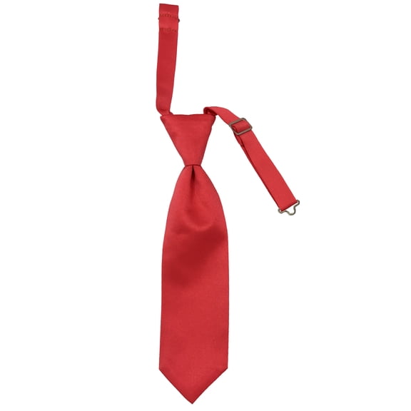 Boy’s Guava Formal Satin Pre-Tied Neck Tie in a Variety of Colors by Spencer J’s Signature Satin Collection