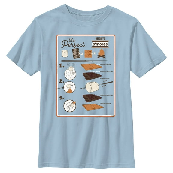 Boy's HERSHEY'S The Perfect S'mores  Graphic Tee Light Blue X Small