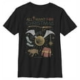 thumbnail image 1 of Boy's Harry Potter All I Want for Wizard Christmas  Graphic Tee Black Small, 1 of 5