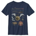 thumbnail image 1 of Boy's Harry Potter All I Want for Wizard Christmas Graphic Tee Navy Blue Large, 1 of 4