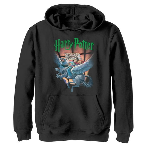 Boy's Harry Potter Azkaban Book Cover Pull Over Hoodie