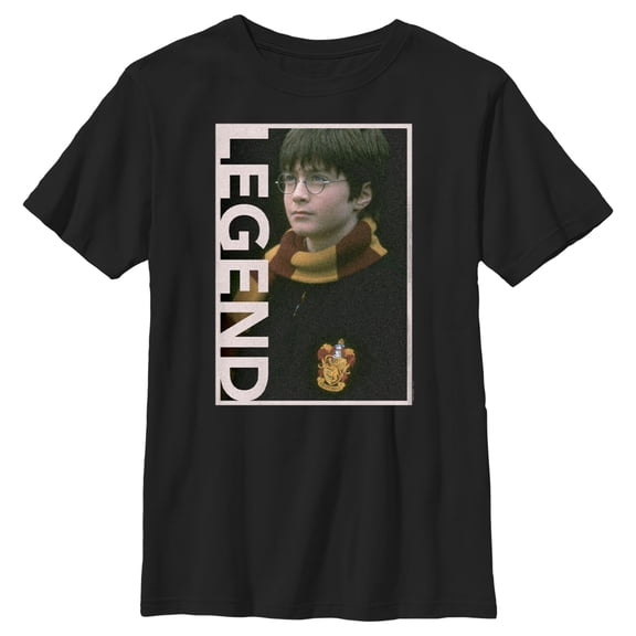 Boy's Harry Potter Gryffindor Legend Portrait Graphic Tee Black X Large
