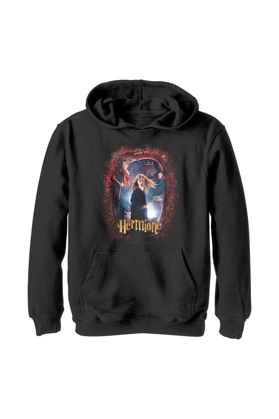 Boy's Harry Potter Hermione Secrets Frame Pull Over Hoodie